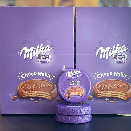 بیسکویت سکه ای با روکش شکلاتی میلکا - 30 گرم
