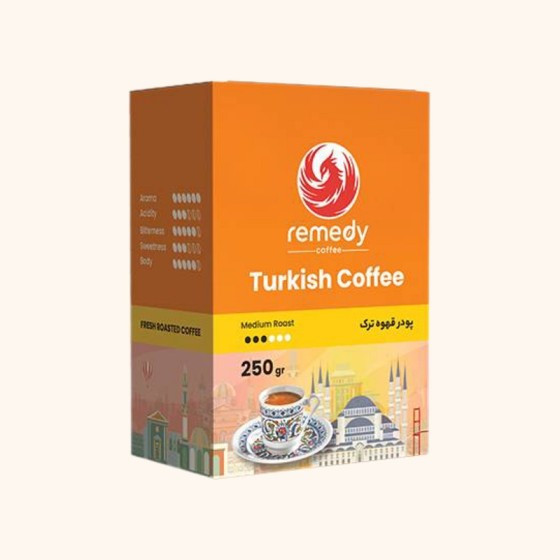پودر قهوه ترک بدون گلوتن رمدی 250 گرمی