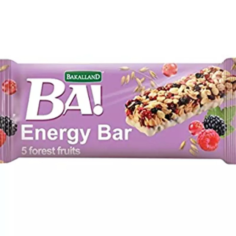 انرژی بار Bakalland BA طعم 5 میوه جنگلی