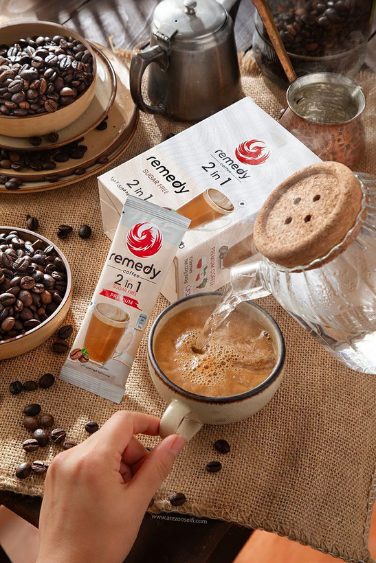 کافی میکس رژیمی رمدی12گرم بسته 10 عددی
