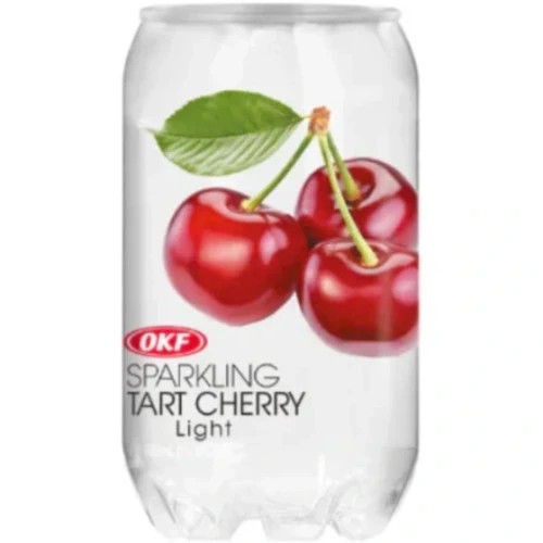 آب گازدار او کی اف okf طعم آلبالو - 350 میلی لیتر باکس 24 تایی