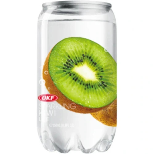 آب گازدار او کی اف okf طعم کیوی - 350 میلی لیتر باکس 24 تایی