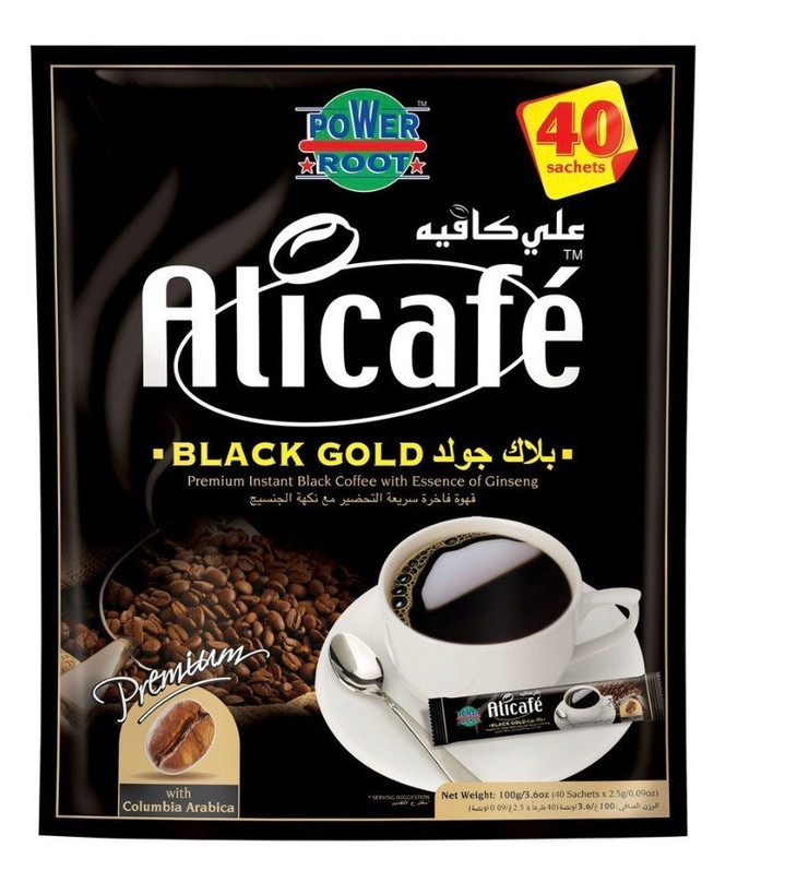 قهوه فوری علی کافه مدل Black Gold بسته ۴۰ عددی (اصل با ضمانت)