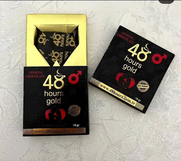 شکلات جنسینگ ۴۸ ساعته برند 48 hours gold یک عددی