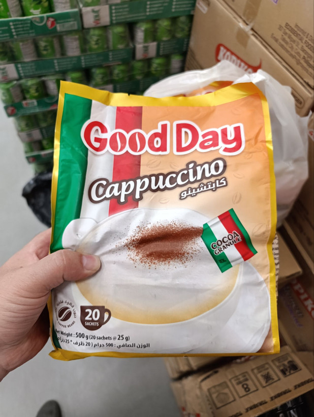کاپاچینو گوددی عربستان 20 عددی | خرید کاپوچینو Good Day اصل با طعم خامهای