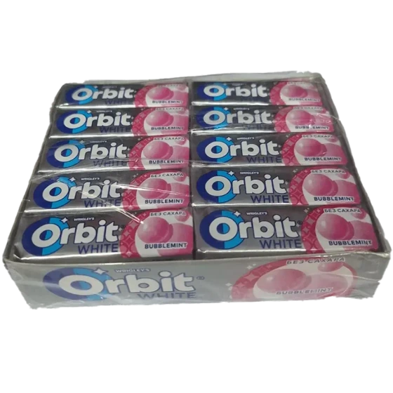 آدامس اوربیت بدون قند طعم بادکنکی اصل بسته 30 عددی