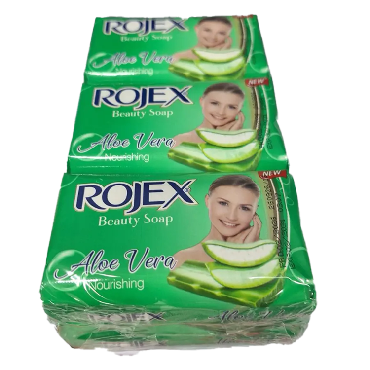 صابون روژکس (ROJEX) 125 گرمی با رایحه آلوورا ترکیه ای بسته 6 تایی