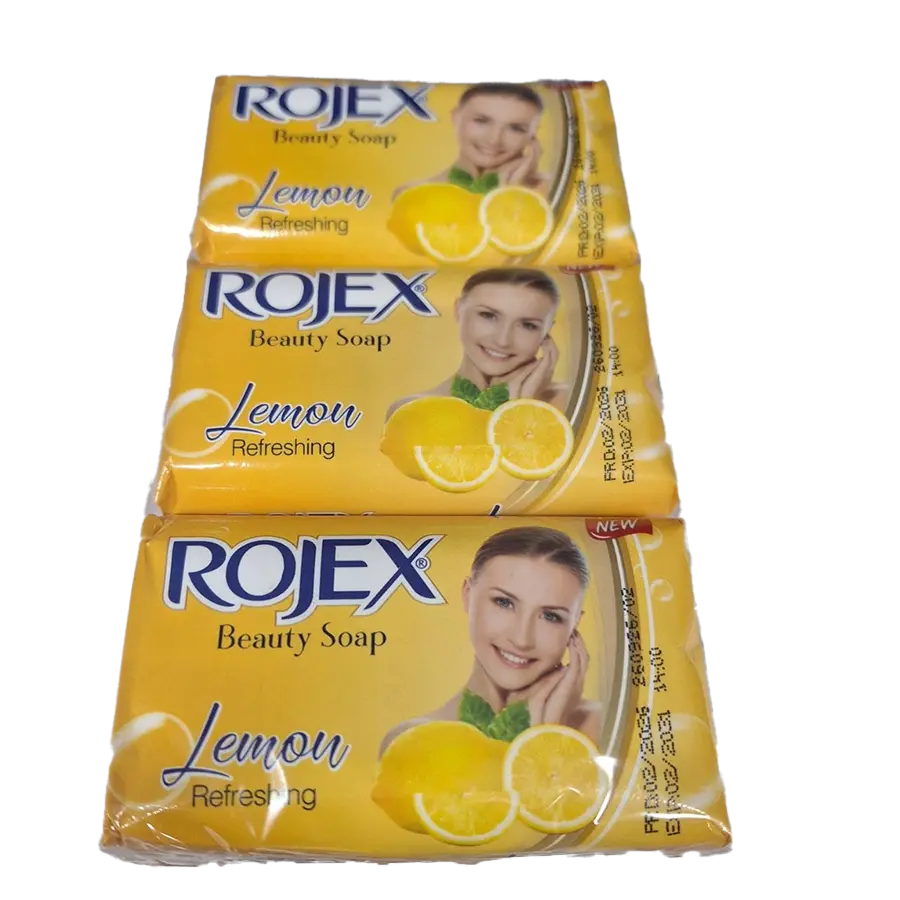 صابون روژکس (ROJEX) 125 گرمی با رایحه لیمو ترکیه ای بسته 6 تایی