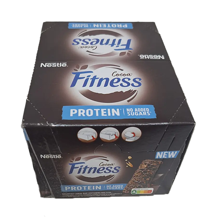 شکلات بار رژیمی فیتنس نستله طعم کاکائویی و پروتئین بیشتر 23.5 گرمی – بسته 16 عددی