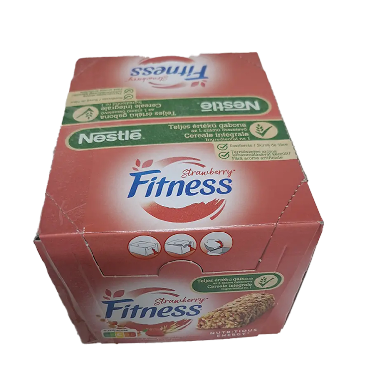 غلات بار رژیمی فیتنس نستله طعم توت فرنگی 23.5 گرمی – بسته 16 عددی