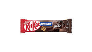 ویفر شکلاتی کیت کت چانکی تلخ 38 گرمی (KitKat Chunky Dark) بسته 12 عددی | خرید عمده