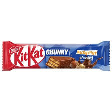 ویفر شکلاتی کیت کت چانکی 38 گرمی (kit kat chunky) با تکه های فندق بسته 12 عددی