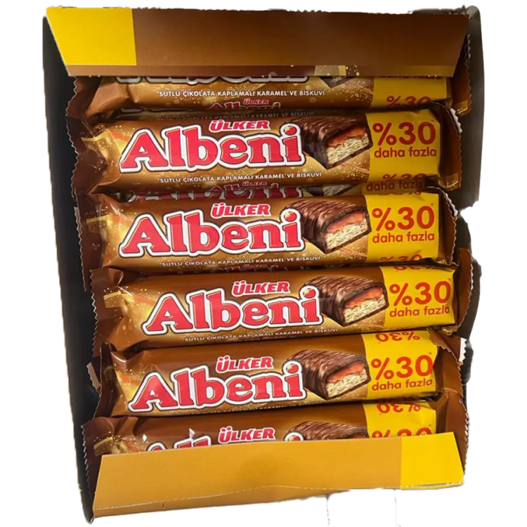 شکلات آلبنی دوبل اولکر 52 گرمی (Ülker Albeni) بسته 18 عددی