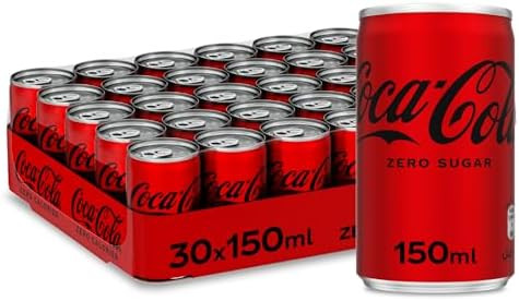 نوشابه وارداتی شات کوکاکولا زیرو 150 میلیلیتر (Coca-Cola Zero Shot) بسته 30 عددی