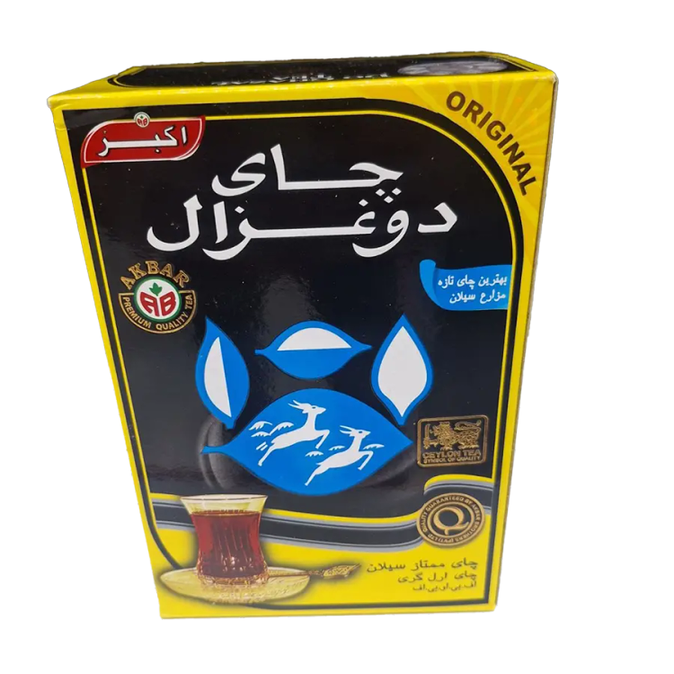 چای دو غزال اصلی (نشان شیر) مشکی 500 گرمی | Do Ghazal Black Tea 500g