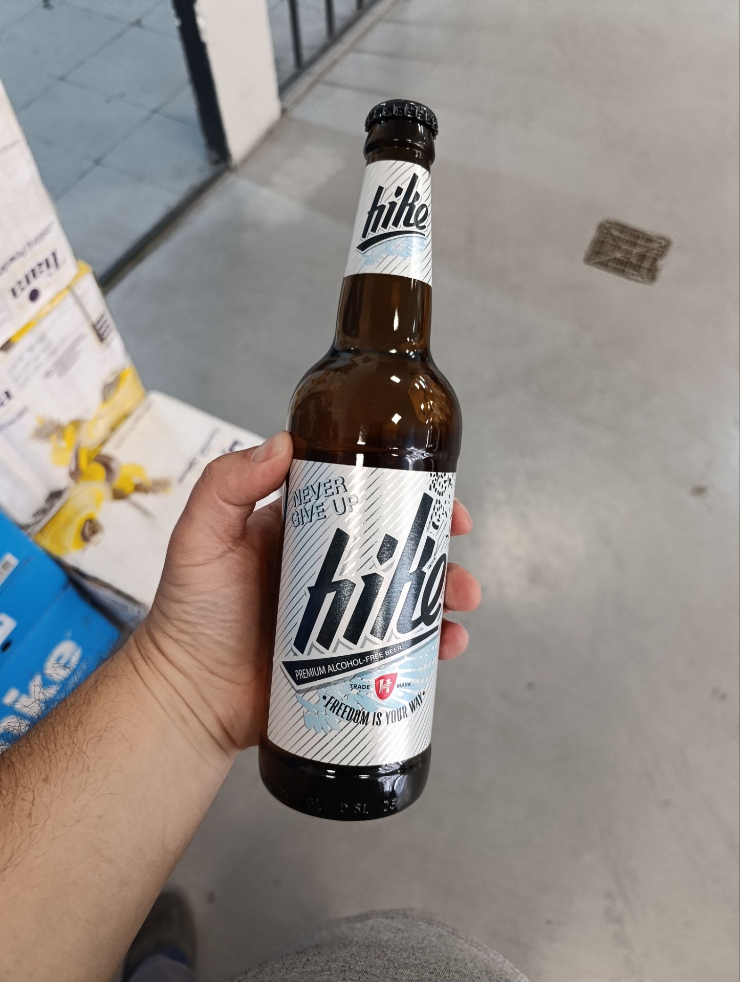 آبجو اکراینی 0 درصد هایک 330 میل بطری شیشه ای Hike Classic Beer 330ml.