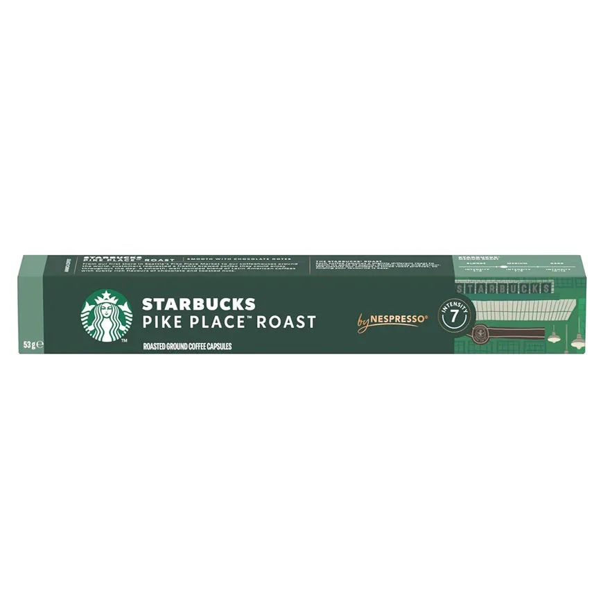 کپسول قهوه استارباکس پایک پلیس رست لانگو «شدت 7» | Starbucks Pike Place Roast