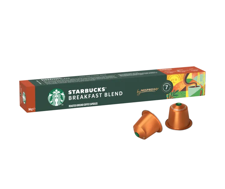 کپسول قهوه استارباکس برکفست بلند Starbucks breakfast blend 7