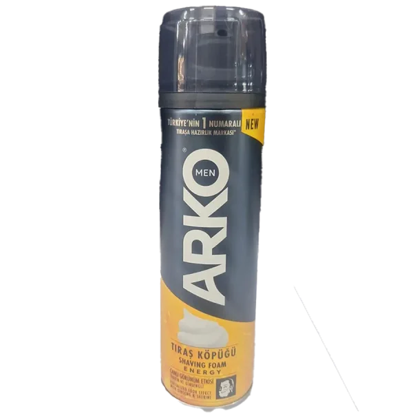 فوم (کف) اصلاح آرکو (ARKO) مدل انرژی (Energy) شاداب کننده پوست 200 میل